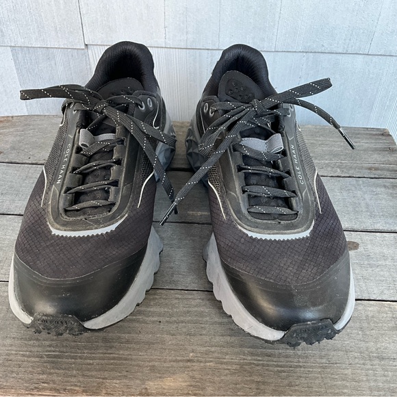 Cole Haan All-Terrain Sneakers Black Mesh Leatherstorm 8 NWT - Picture 4 of 10